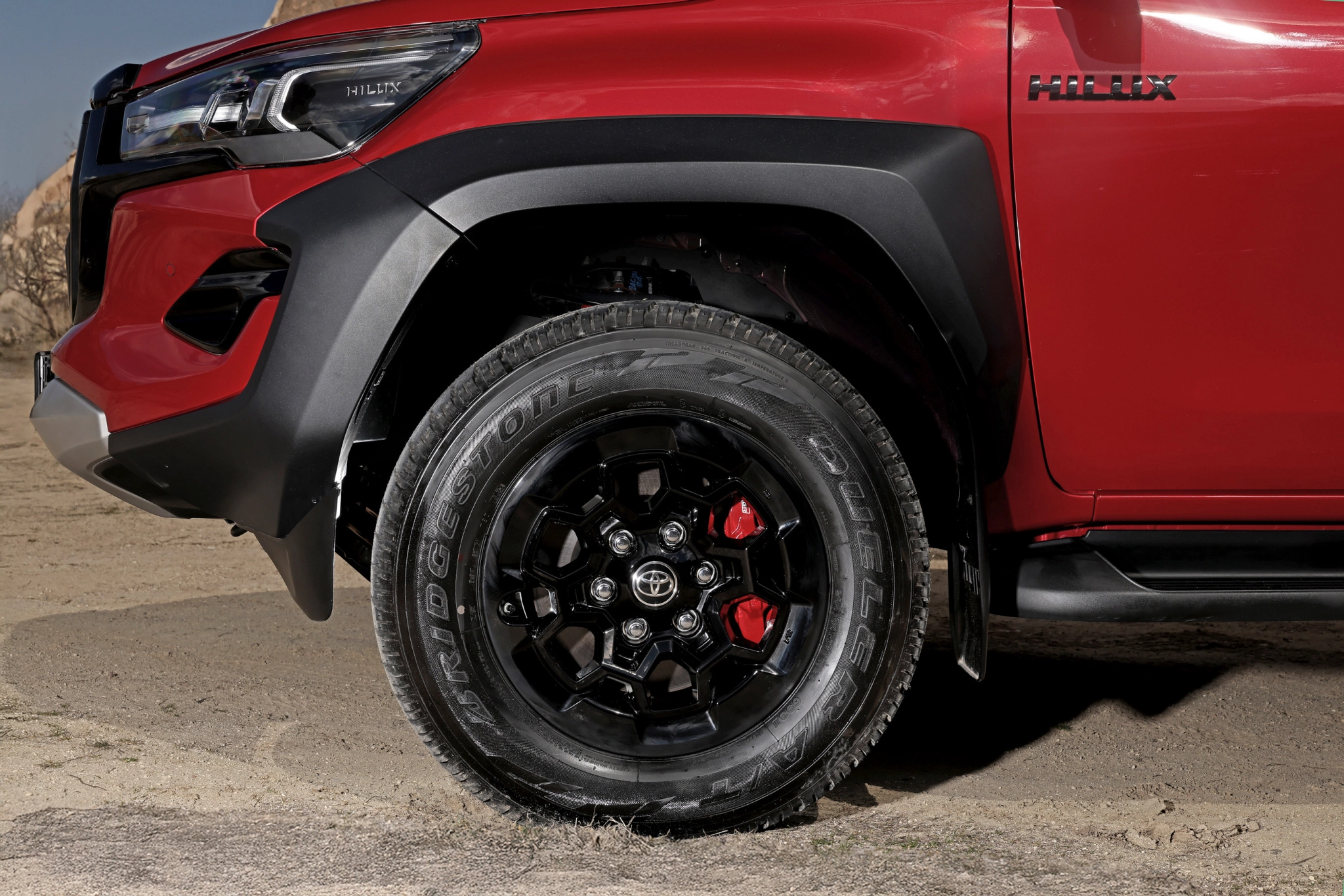 2025 Hilux GR Sport ll Red  Exterior 014